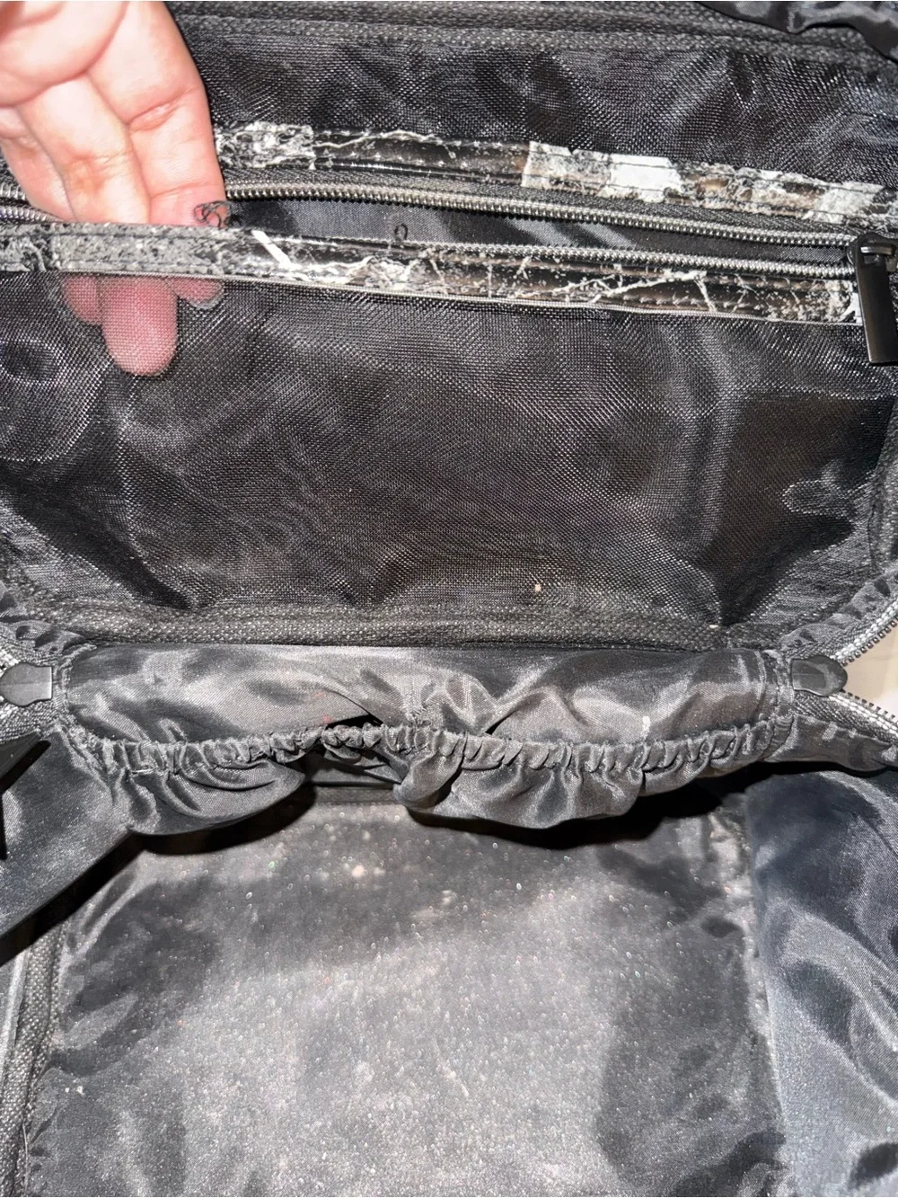 Jeffree Star Black Marble makeup bag